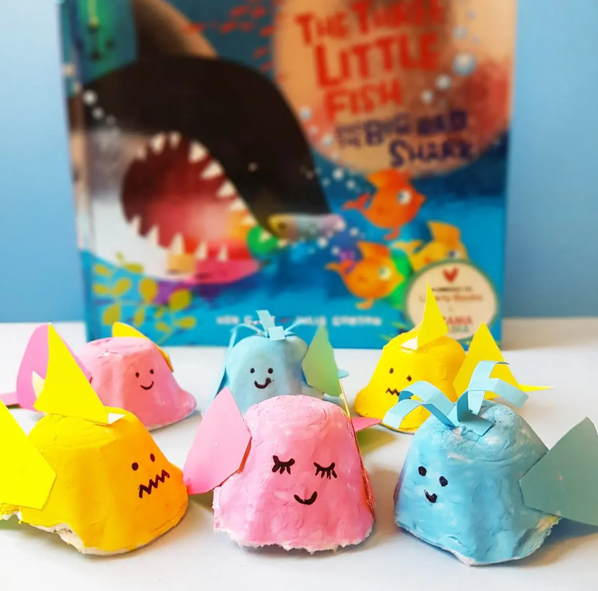 Egg Carton Finny Fin Fin Fish Craft