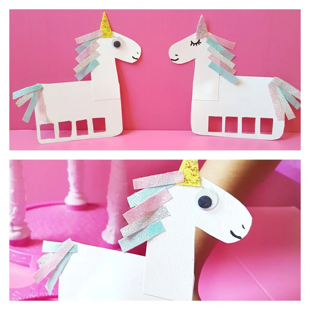 Finger Pupper Unicorn craft 2