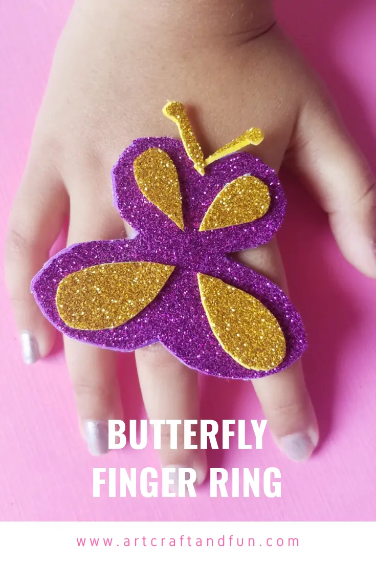 Fun Butterfly Craft Ring