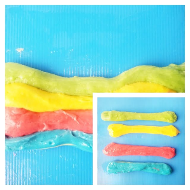 Make Rainbow Edible Slime today. This easy edible slime recipe uses marshmallows. The colorful marshmallows give this slime its pretty Rainbow colors. Sure to be a favorite of everyone! #rainbowslime #edibleslime #slime 