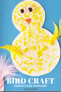 Easy Bird Craft For Toddlers #birdcraftfortoddlers #birdcraft #toddlercraft #preschoolcraft