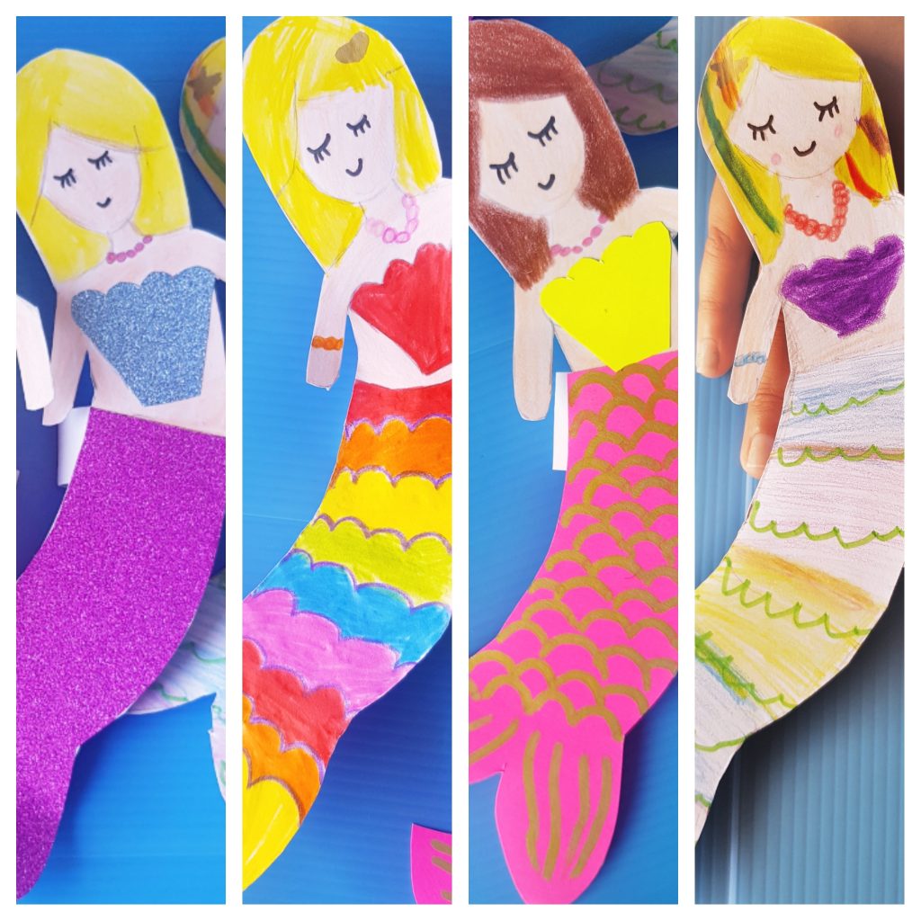 Make this Free Printable Easy Mermaid Craft Finger Puppets today. #mermaidcraft #diymermaid #oceancrafts #undertheseacrafts #easycrafts #funcrafts #girlcrafts 