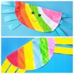 This easy Rainbow Crab Craft is perfect as a preschool craft. And the best part is you need just 3 supplies to make this easy paper craft! Perfect for indoor activities these days! And don't forget to grab your free printable fun facts about the rainbow crab!!! #rainbowcraft #crabcraft #preschoolcraft #oceancraft