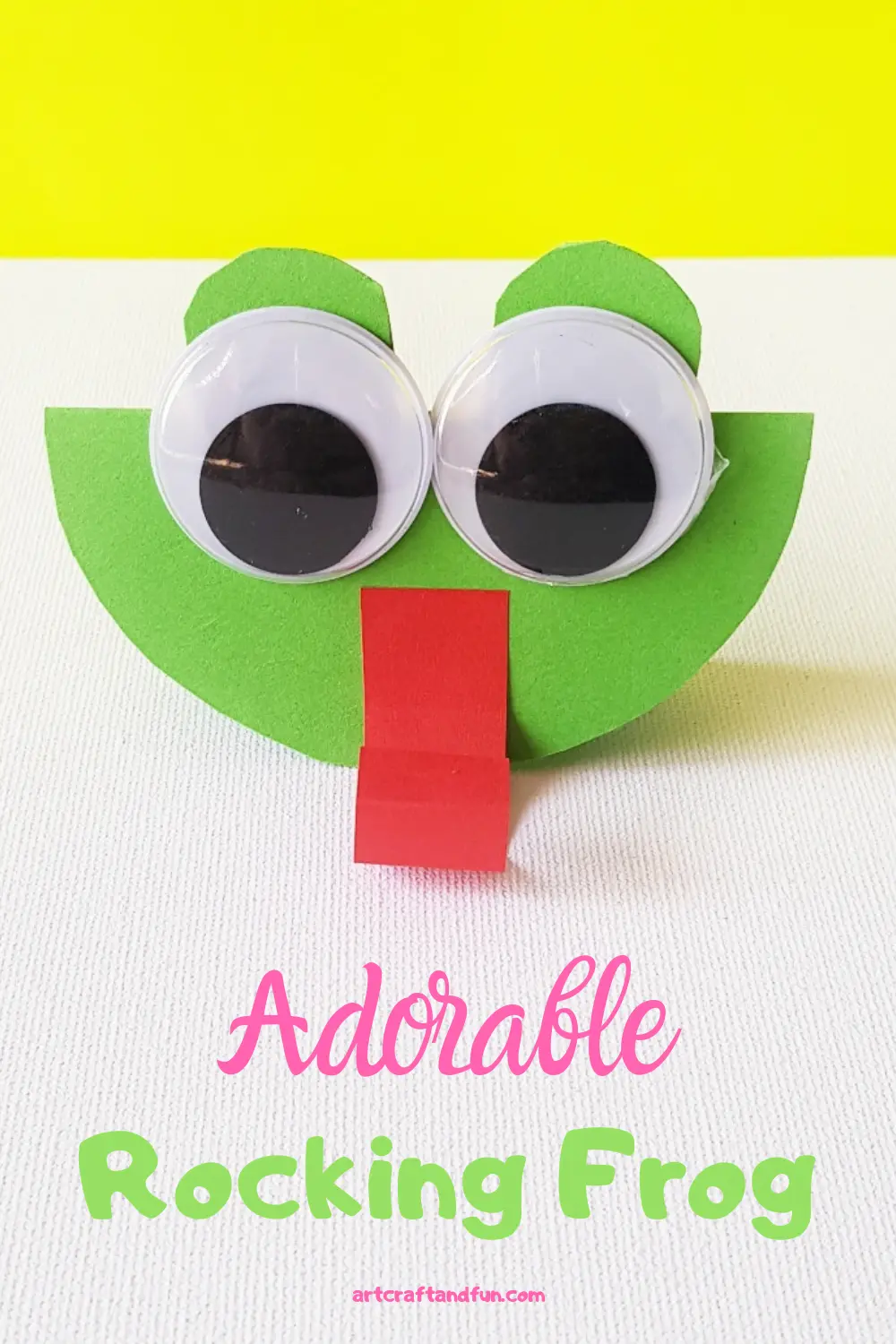 Adorable Rocking Frog Craft