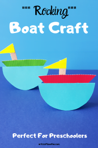 Rocking Boat Craft For Kids