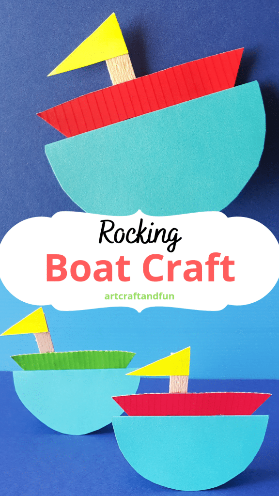 Rocking Boat Craft For Kids -