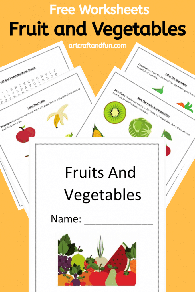 Free Printable Healthy Food Worksheets For Kids