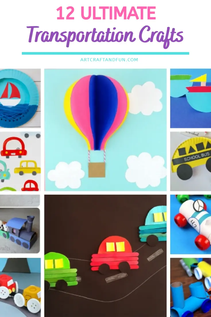 Fun Transportation Crafts For Kids