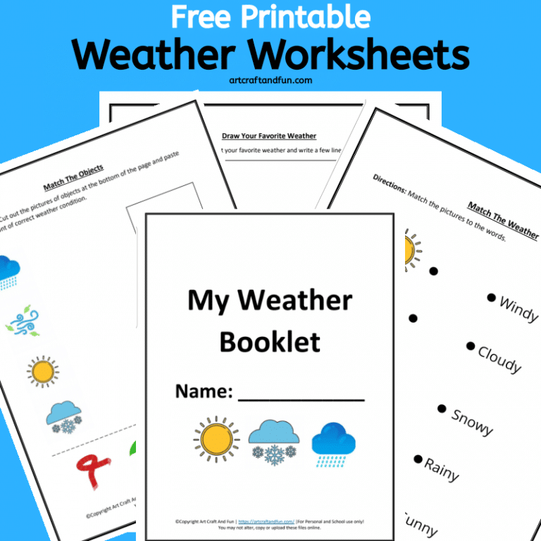 Free Printable Weather Worksheets