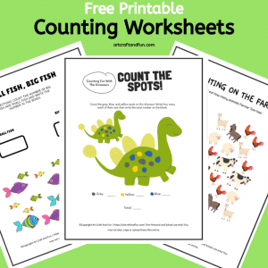 Free Printable Counting Worksheets For Preschoolers
