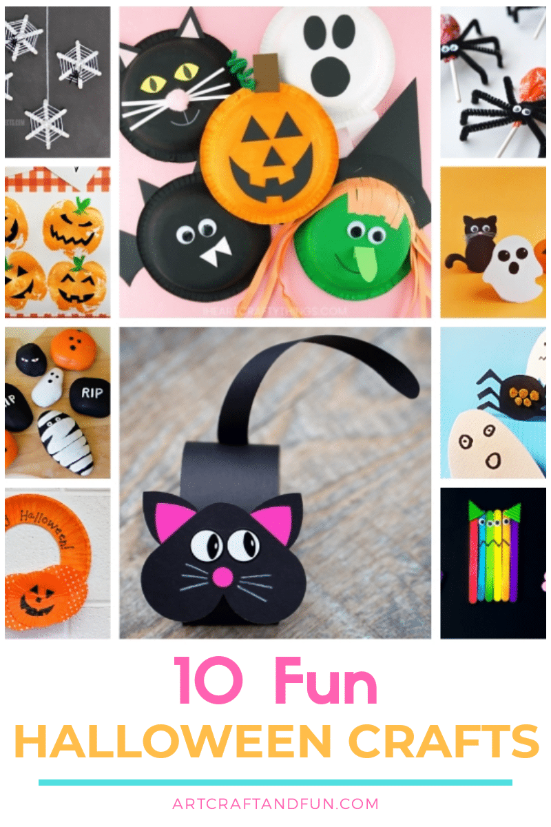 Check out this amazing collection of Halloween Crafts For Kids. #halloweencrafts #halloweencraftsforkids #Spookyhalloweencrafts #fallcrafts