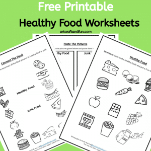 Free Printable Healthy Food Worksheets For Kids