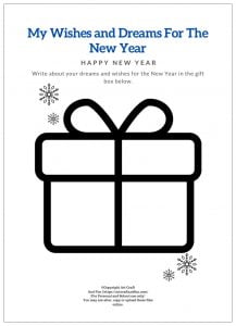 Free Printable New Year Worksheets For New Year Eve's Activites