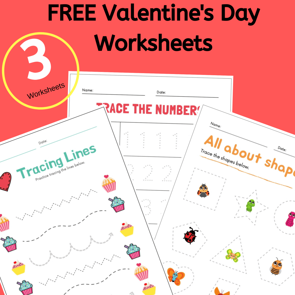 Free Valentine Day Worksheets For Preschool