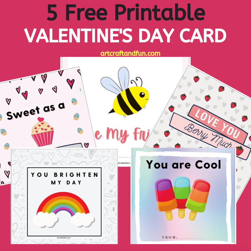 Free Printable Valentine’s Day Cards For Friends