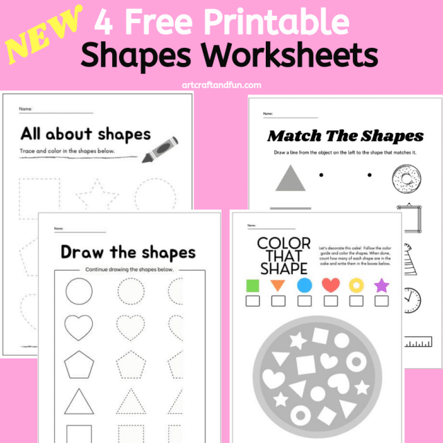 Free Shape Worksheet Printables For Kindergarten