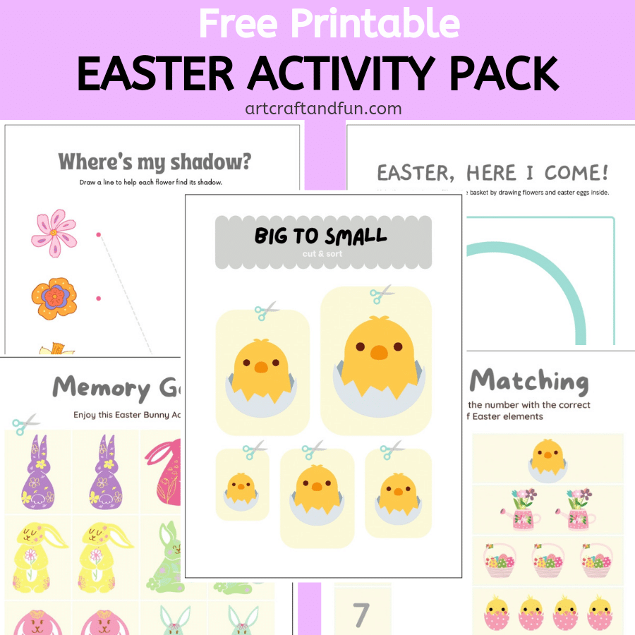 Free Easter Printables Activity Pack