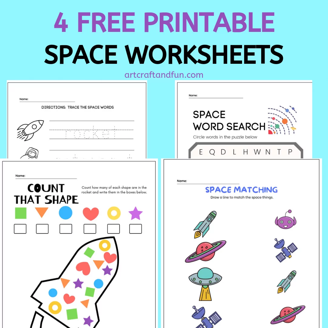 Free Printable Space Worksheets