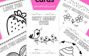 Free Mother's Day Coloring Cards