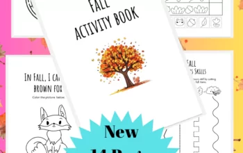 New Fall Activity Booklet