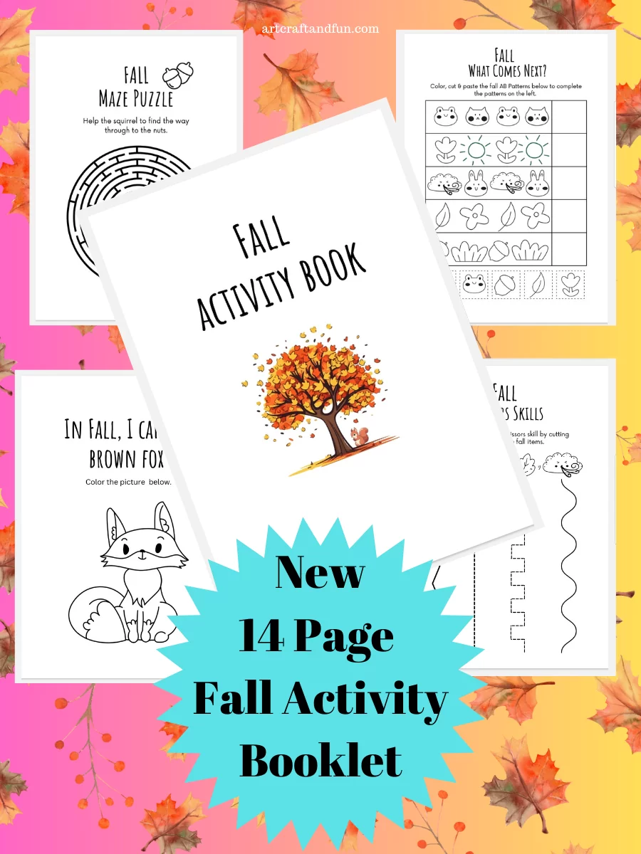 New Fall Activity Book for Kids