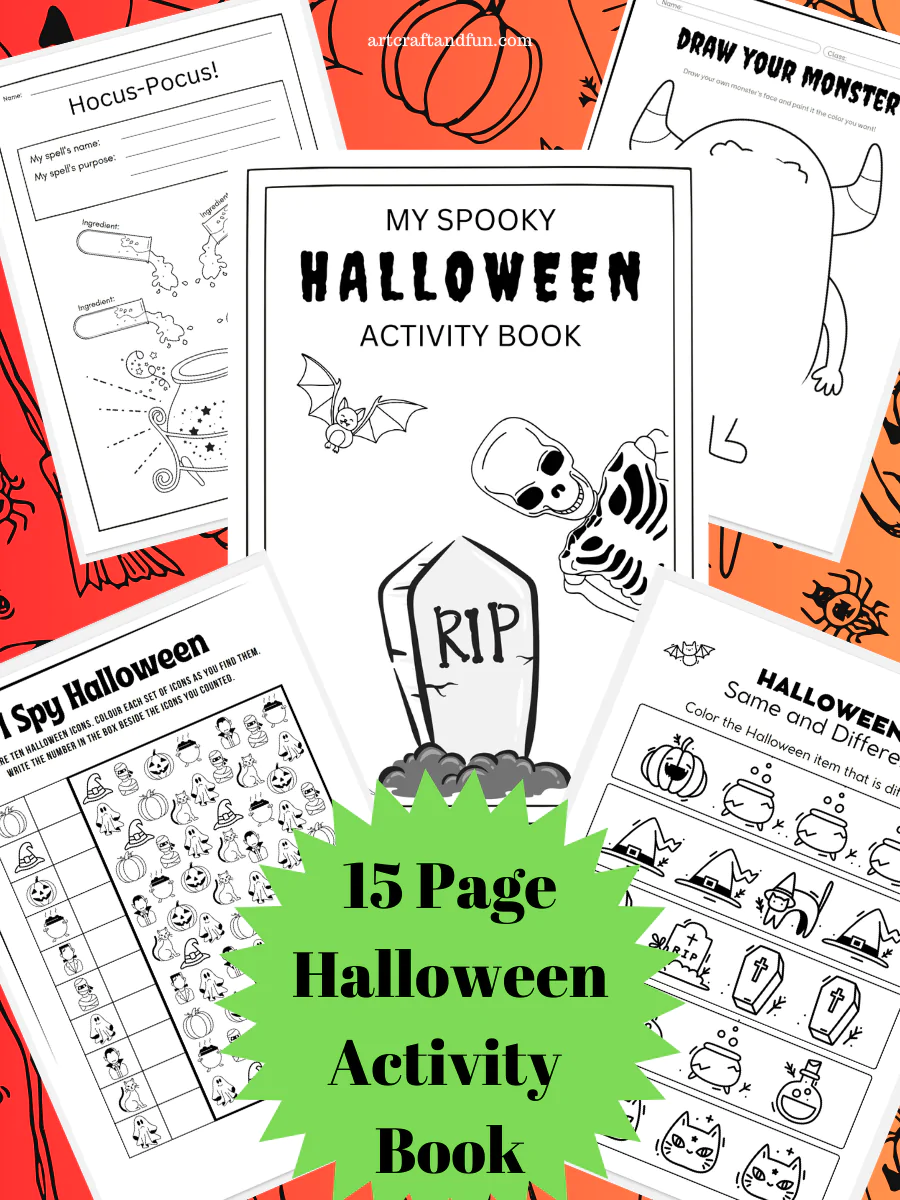 Exciting Halloween Printable and Crafts For Kids